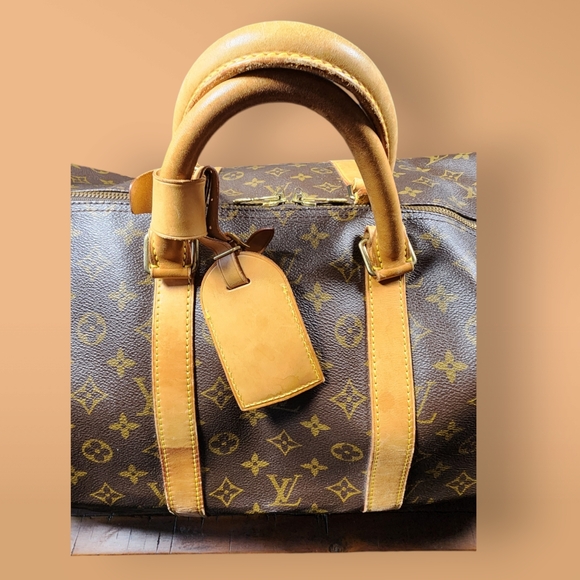 EUC Louis Vuitton Keepal 60 with Straps - Picture 2 of 4